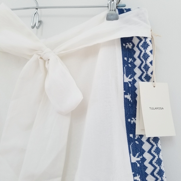 Tularosa claire short ivory blue embroidered - Picture 8 of 9